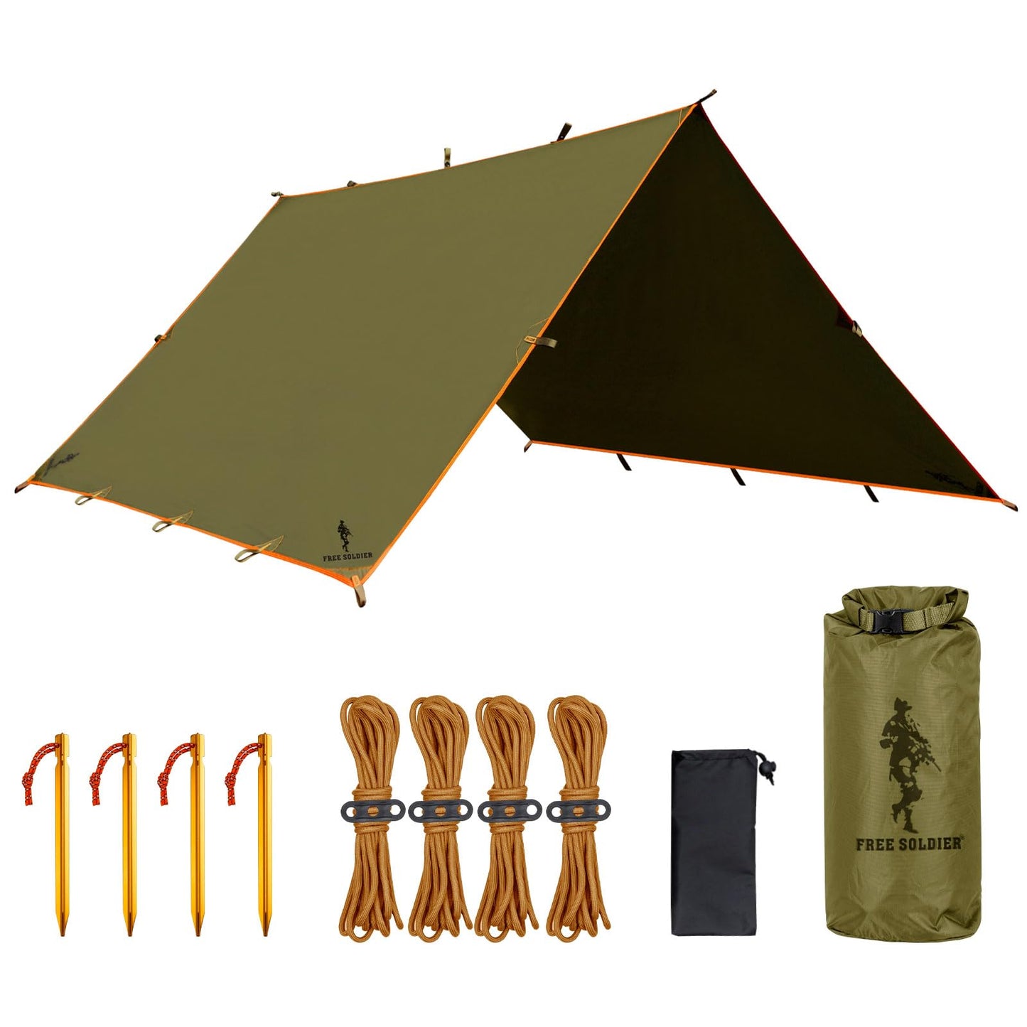 Wasserdichtes Tarp, Tonfarben (Color Barro)