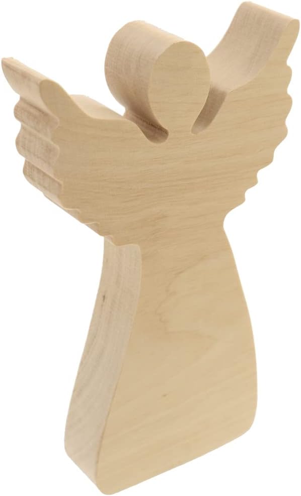 Deko-Engel 14 cm, Deko-engel aus Holz, 1