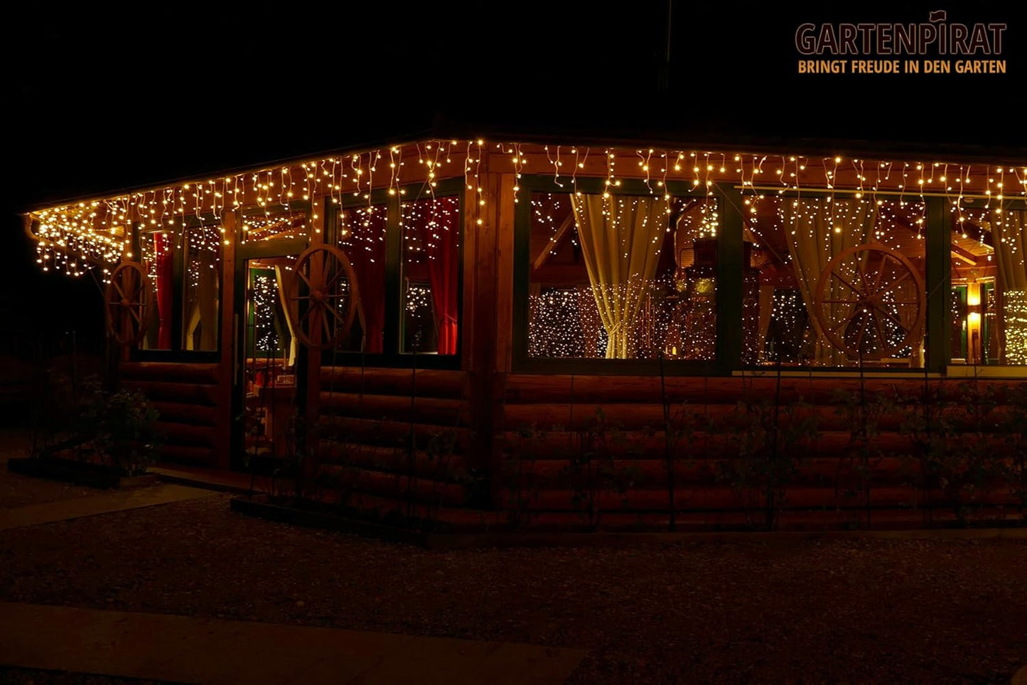 LED-Lichterkette mit Timer-Funktion, 6 m - 240 LED / Warmweiss
