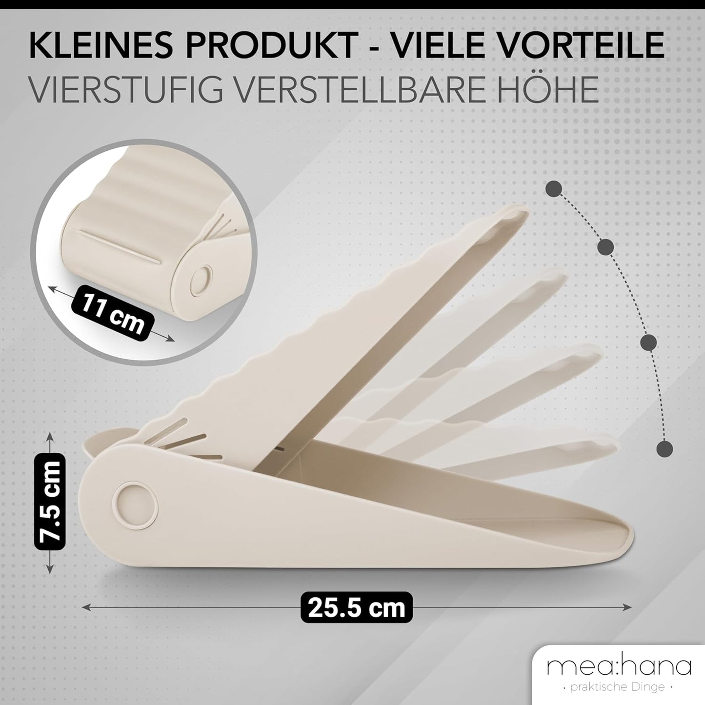 8er-Set Schuhstapler, Petrol