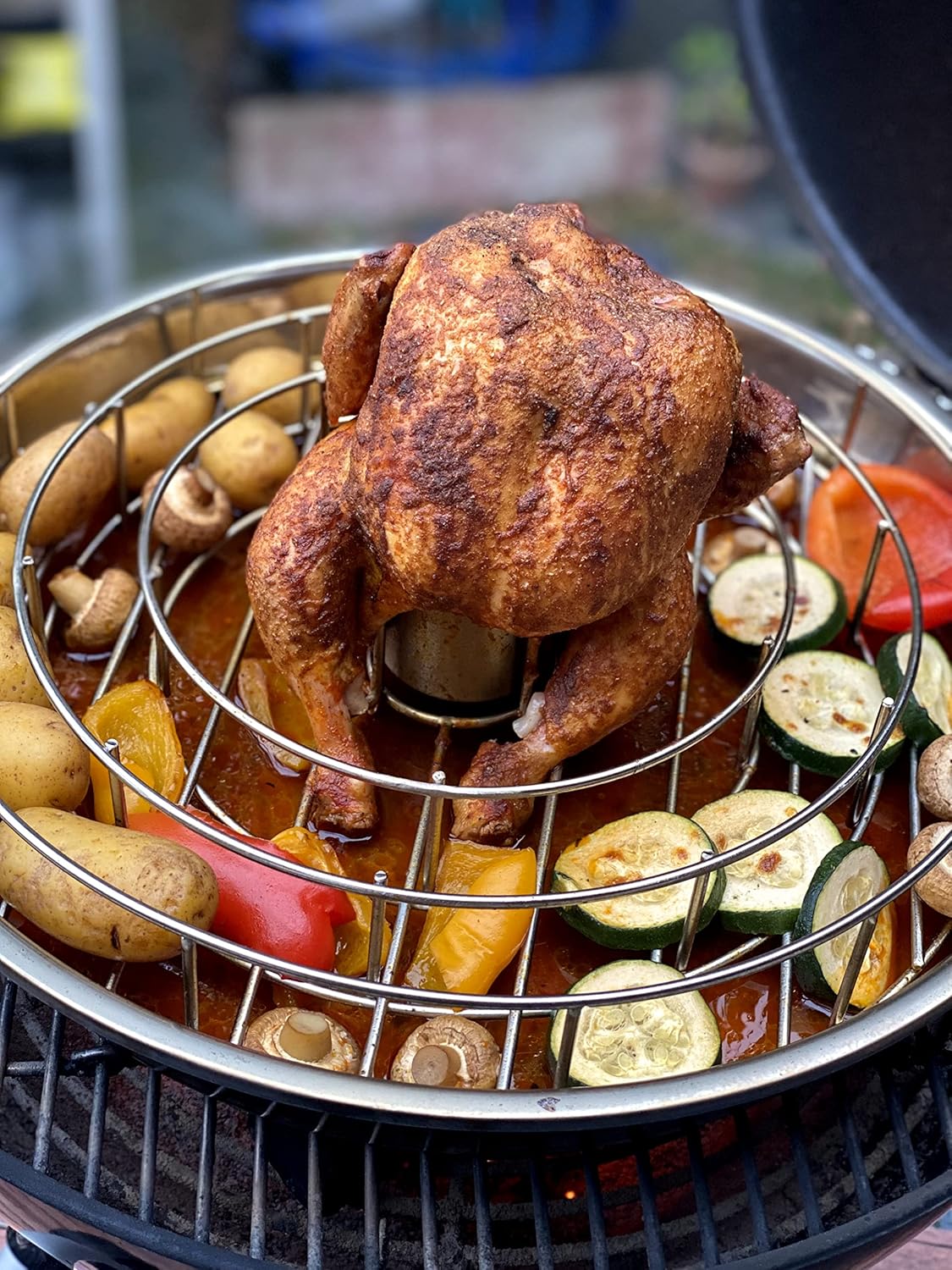 3in1 Rippchen- und Chicken Roaster-Set