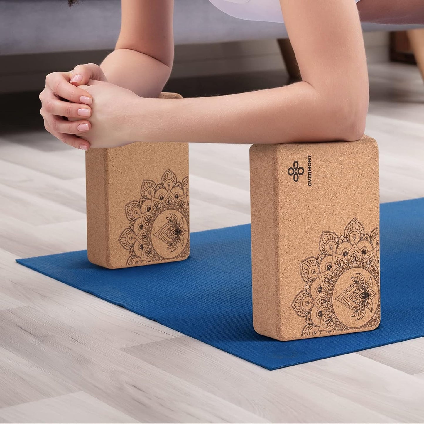 Yogablock-Set mit Gurt
