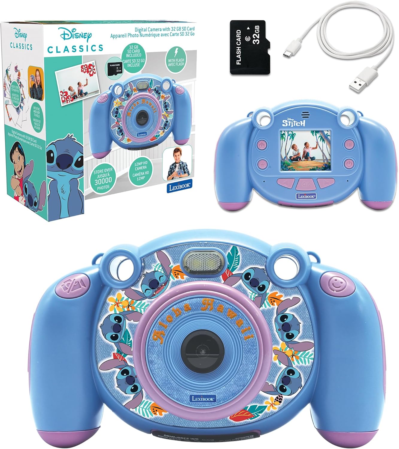 4-in-1-Kinderkamera "Disney Stitch", Disney Stitch