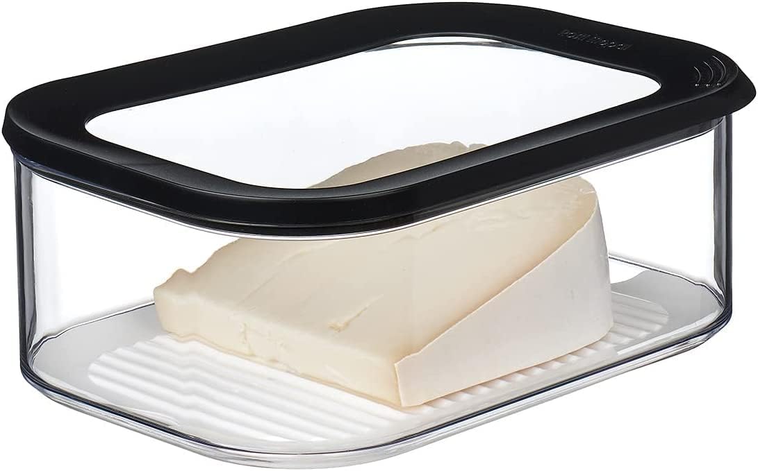 Frischhaltedosen Starter-Set Meat and Cheese Modula, Meat and Cheese Set Schwarz