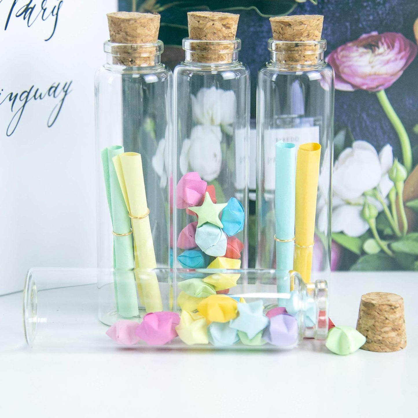 Mini-Glasflaschen, 50, 55ml