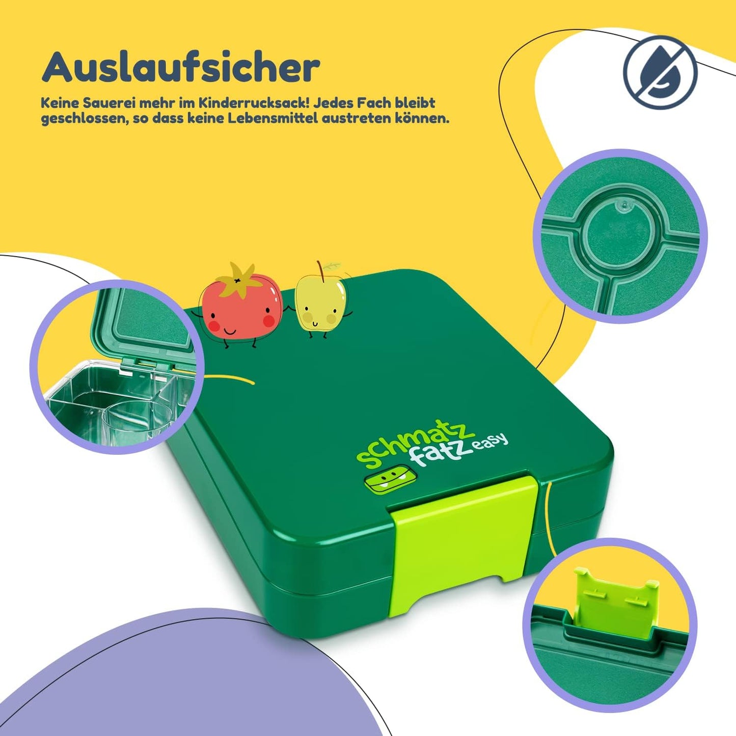 Easy Bento, Easy Snackbox, Grün Neo