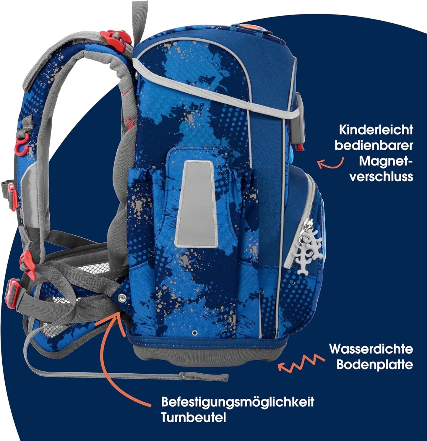 Schulranzen-Set Rocket Novo, Rocket Novo - Blau