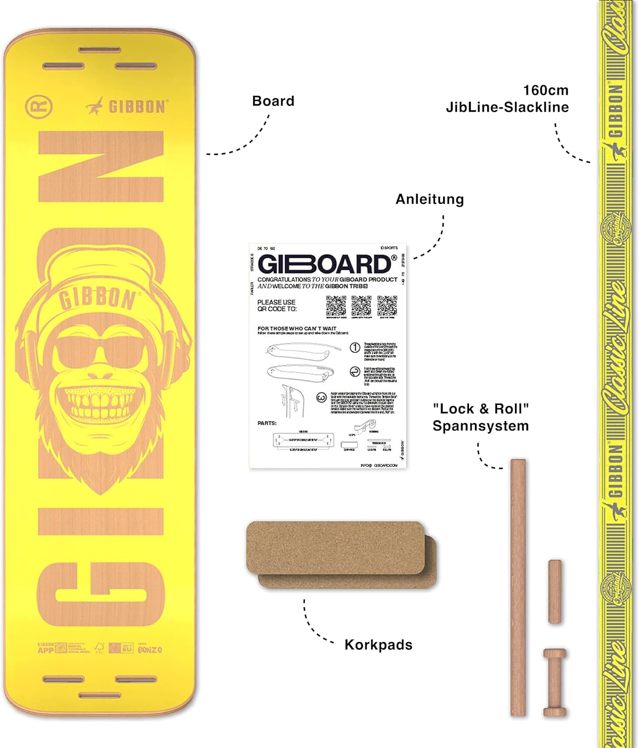 Balance Board, Gelb Single