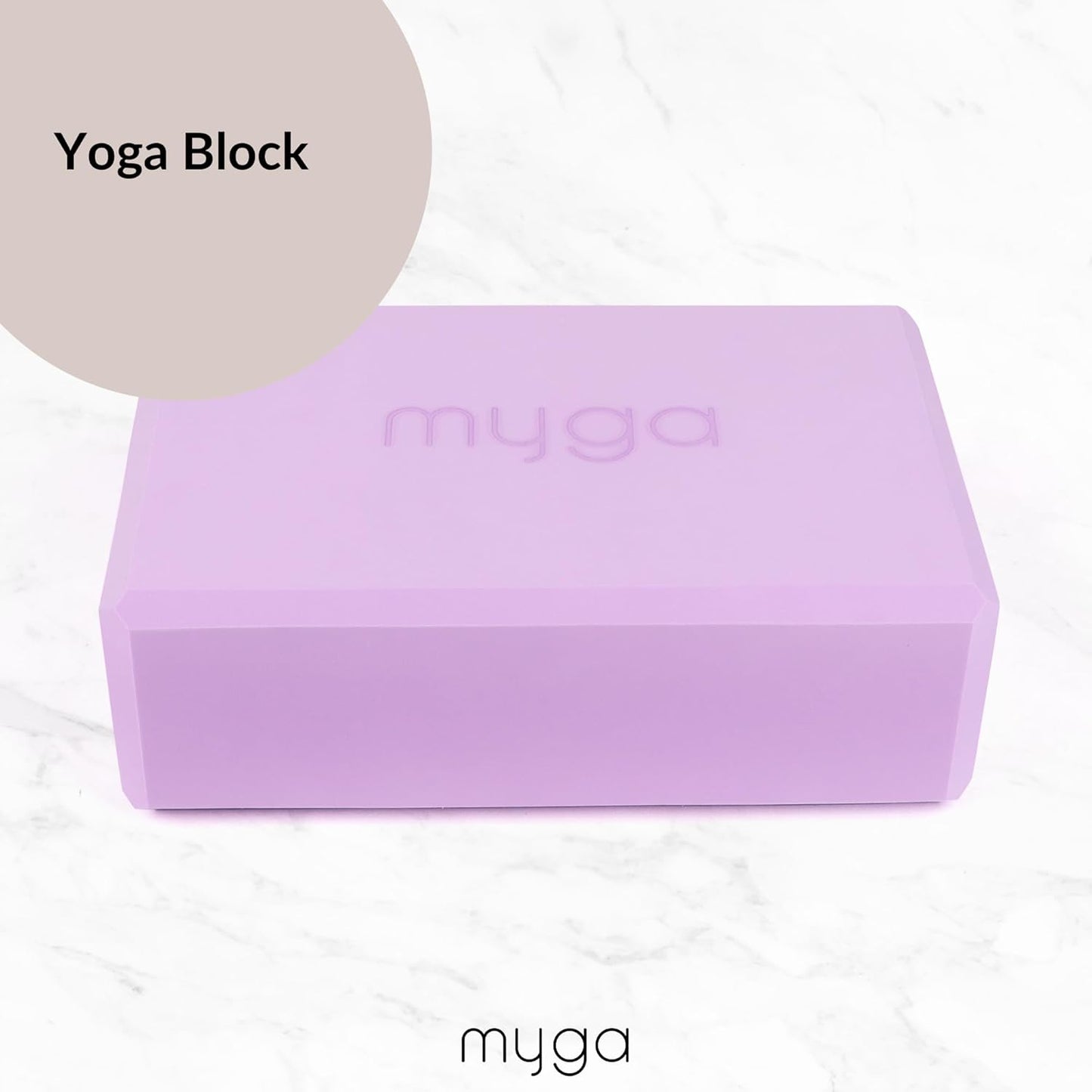 Yoga Starter Kit mit Matte, Block & Gurt, Chakra