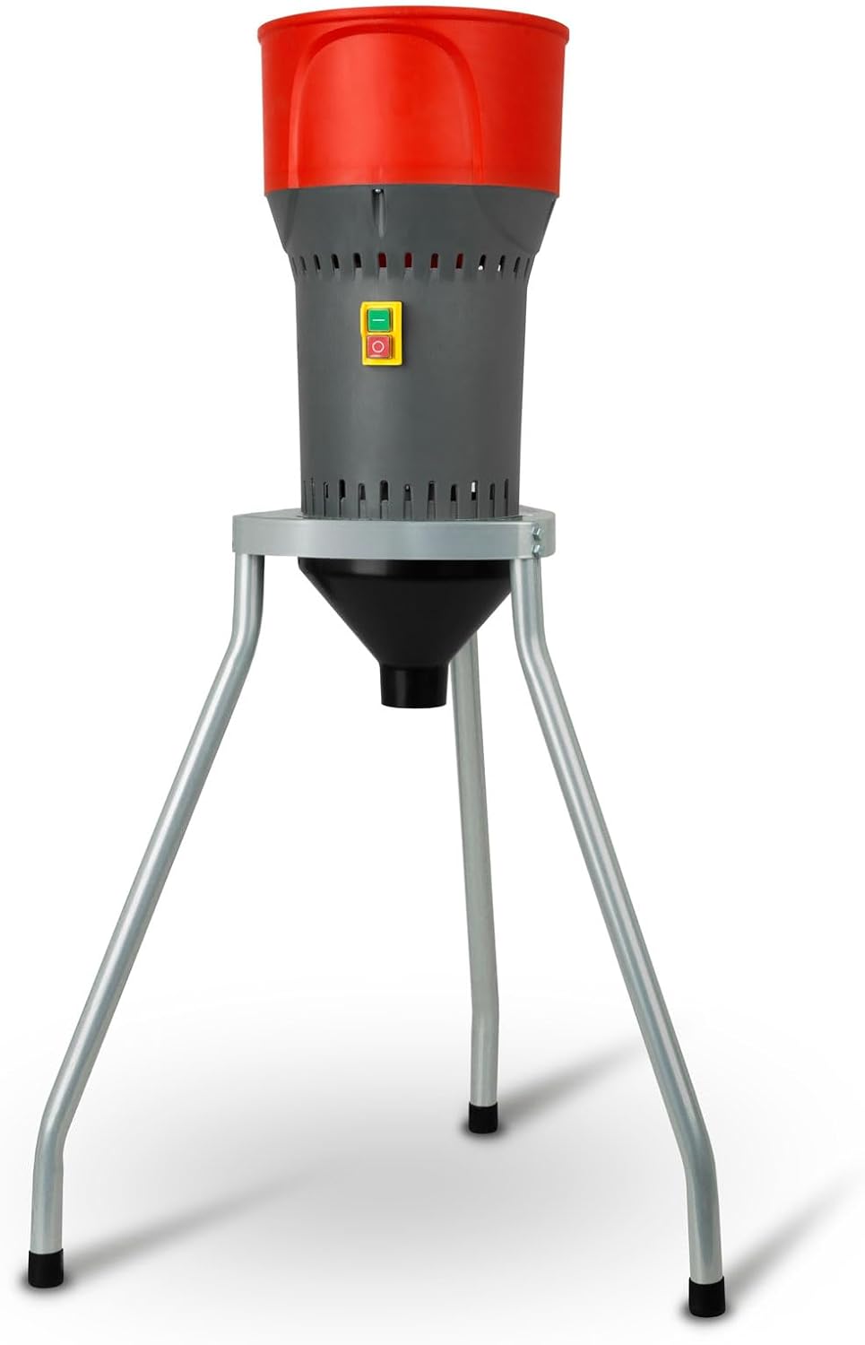 Elektrische Getreidemühle mit Edelstahlklinge, 300 kg/h, 1000W / mit Standfuss