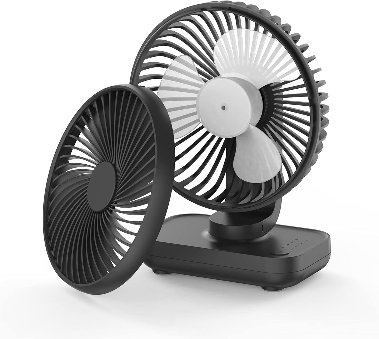 USB Mini-Tischventilator, akkubetrieben, Eisenhaltig
