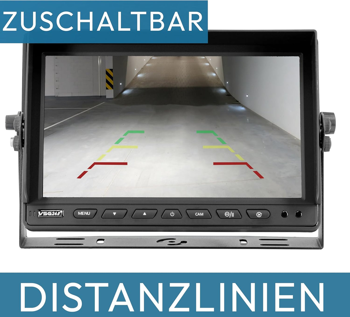 Rückfahrmonitor mit 4 Videoeingängen