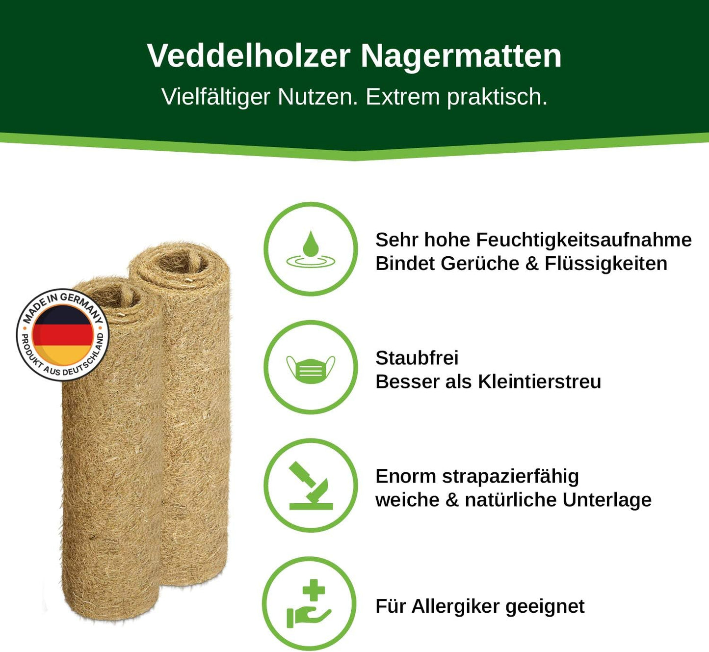 Nagerteppich Set, 5er Set