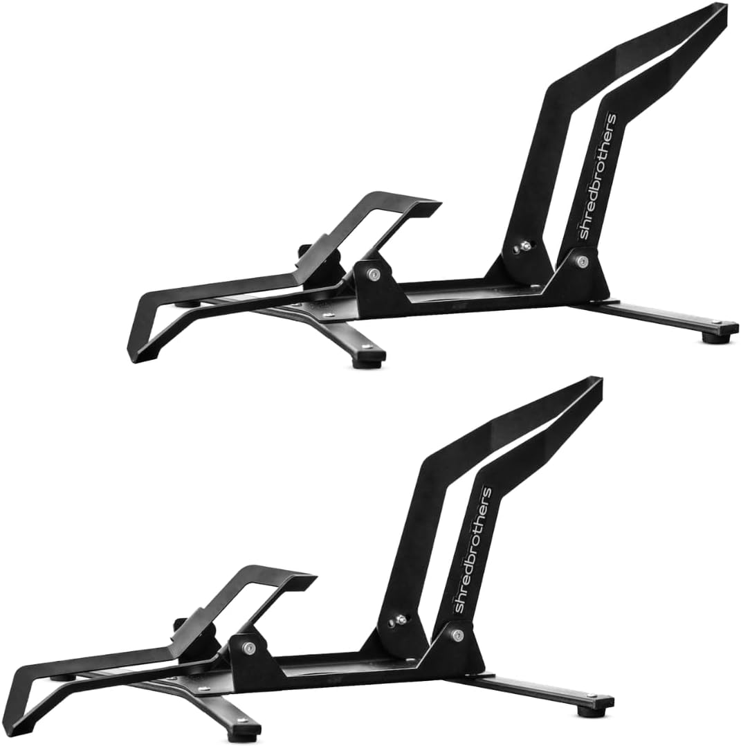 Fahrradständer-Set für 26 bis 29" Mountainbike & Rennrad (2 Stück), Pro Stand - Doppelpack - schwarz