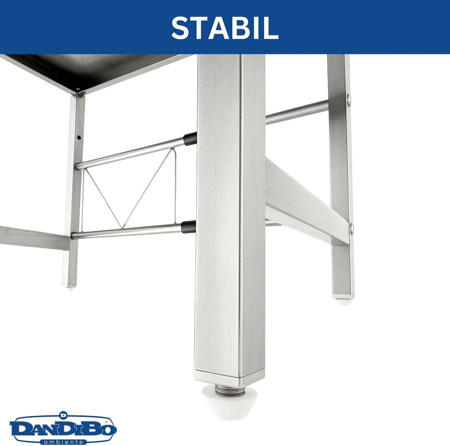 Verstellbares 3-stufiges Mikrowellenregal, Silber/Edelstahl 3 Stufig, Höhe 78 cm