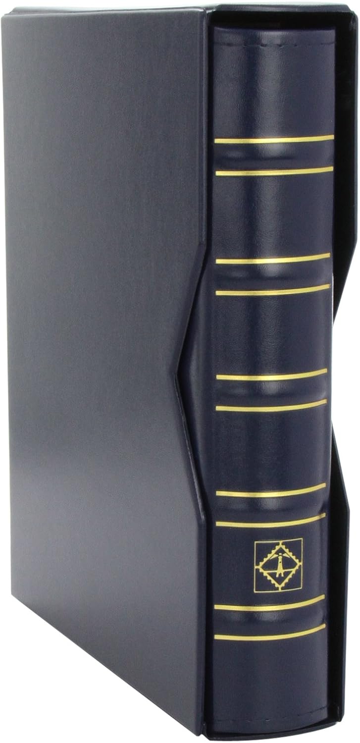 Münzalbum Optima Classic mit Schutzkassette, Blau, mit Schutzkassette