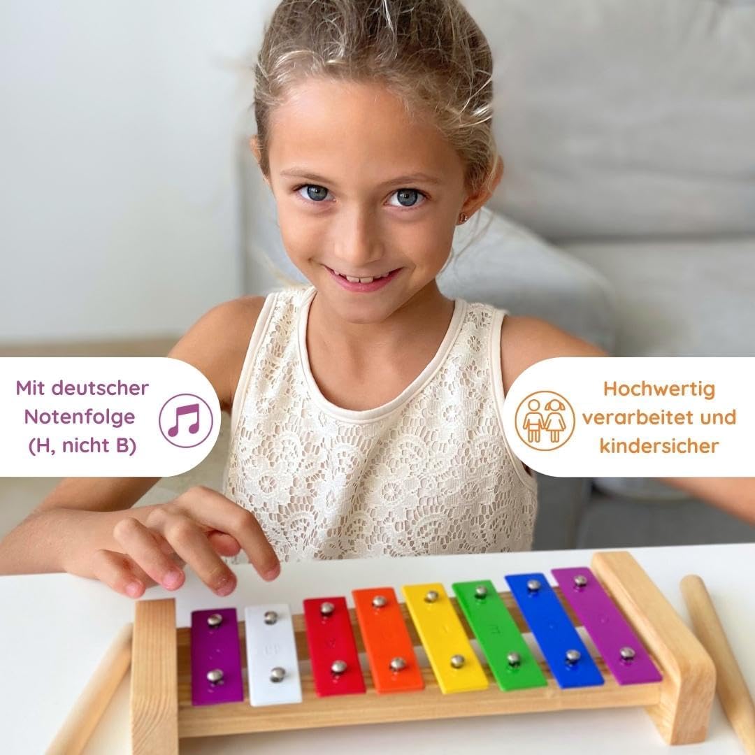 Glockenspiel mit Notenheft