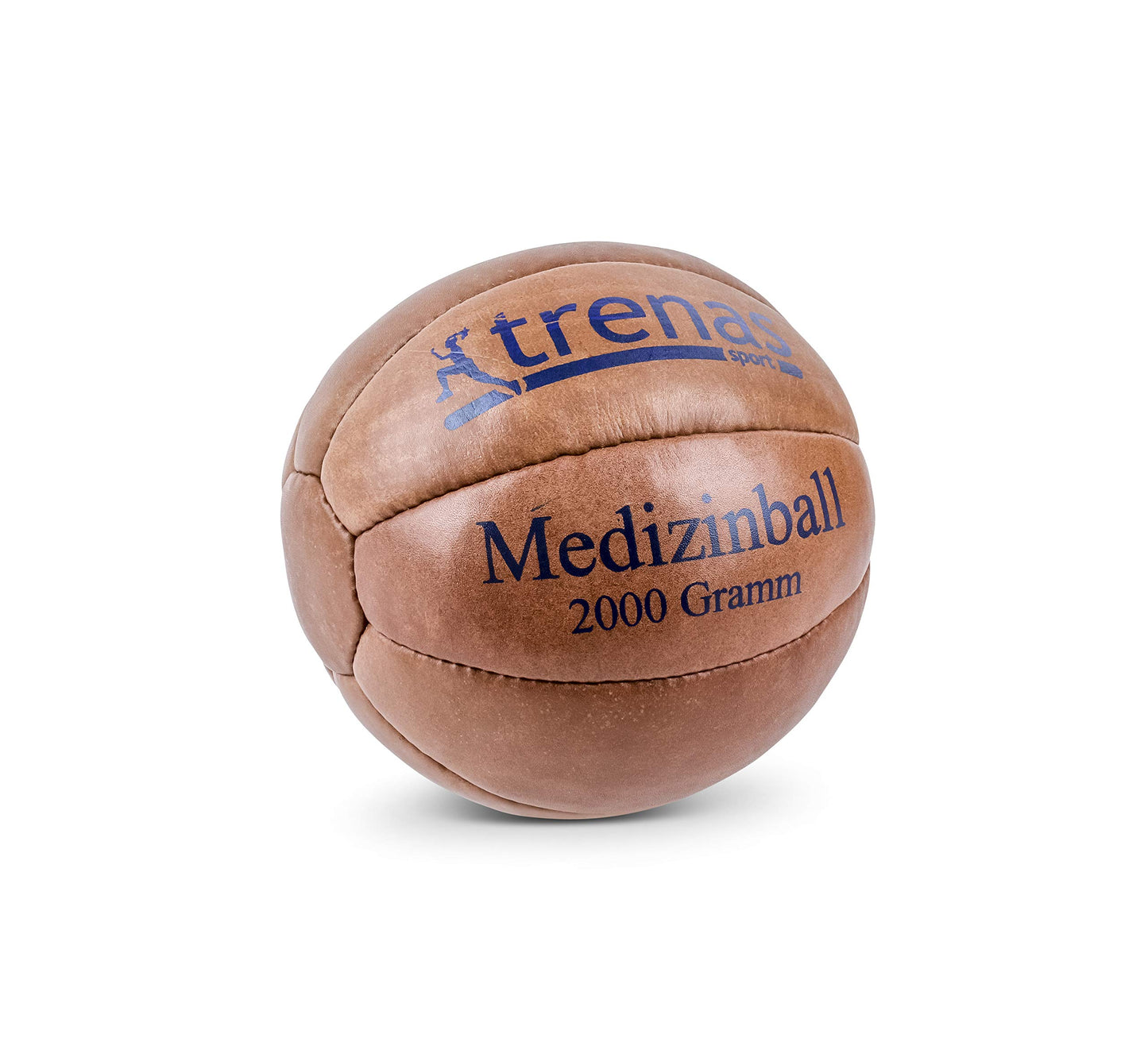 Medizinball aus Leder, 2,00 KG