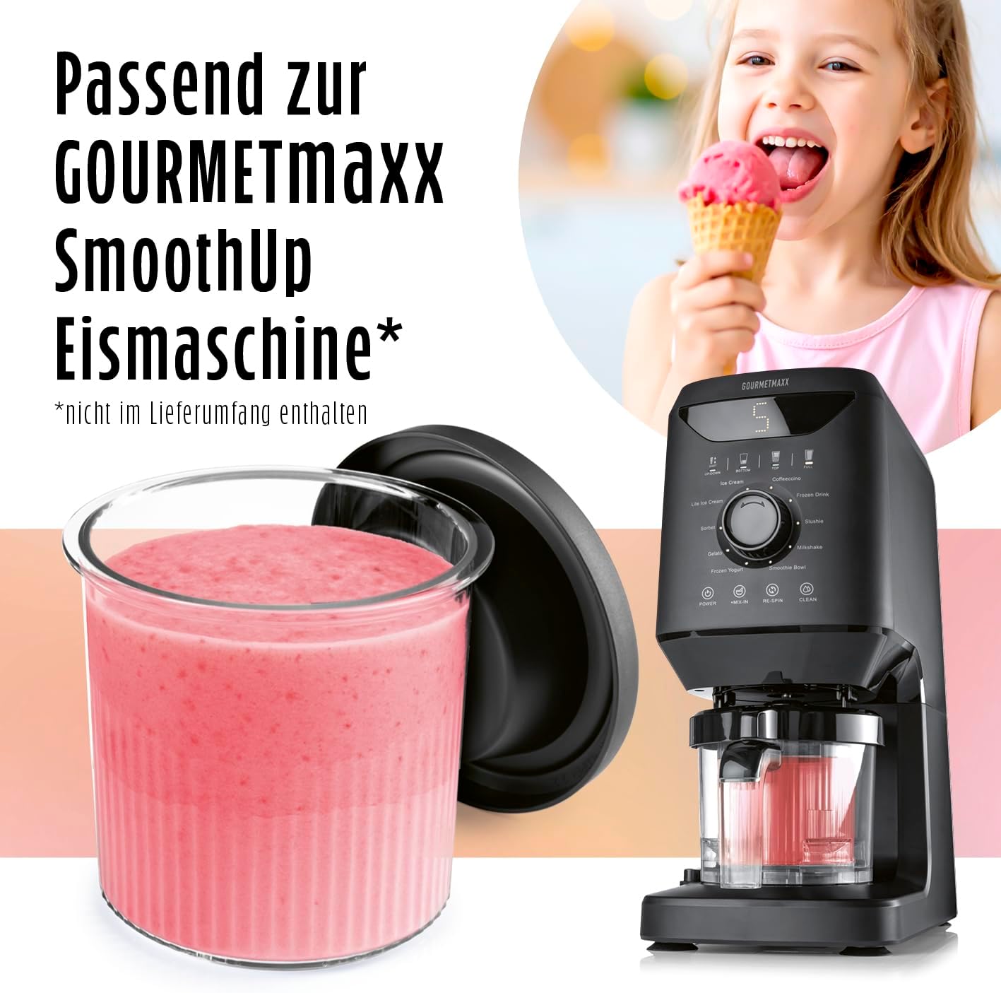 SmoothUp Becher-Set für Eismaschine