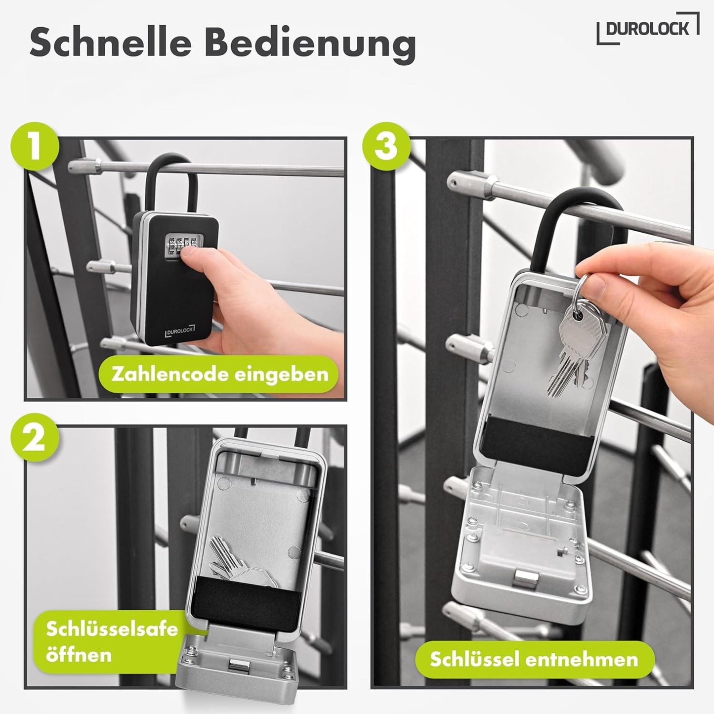 Schlüsselbox mit Zahlencode