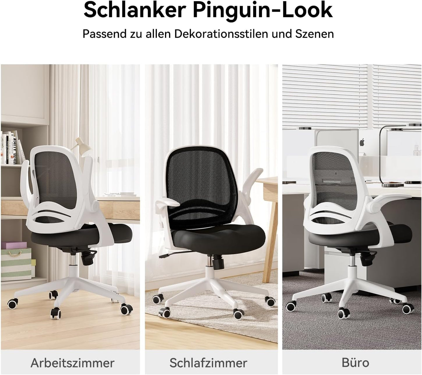 Schreibtischstuhl, Weiss
