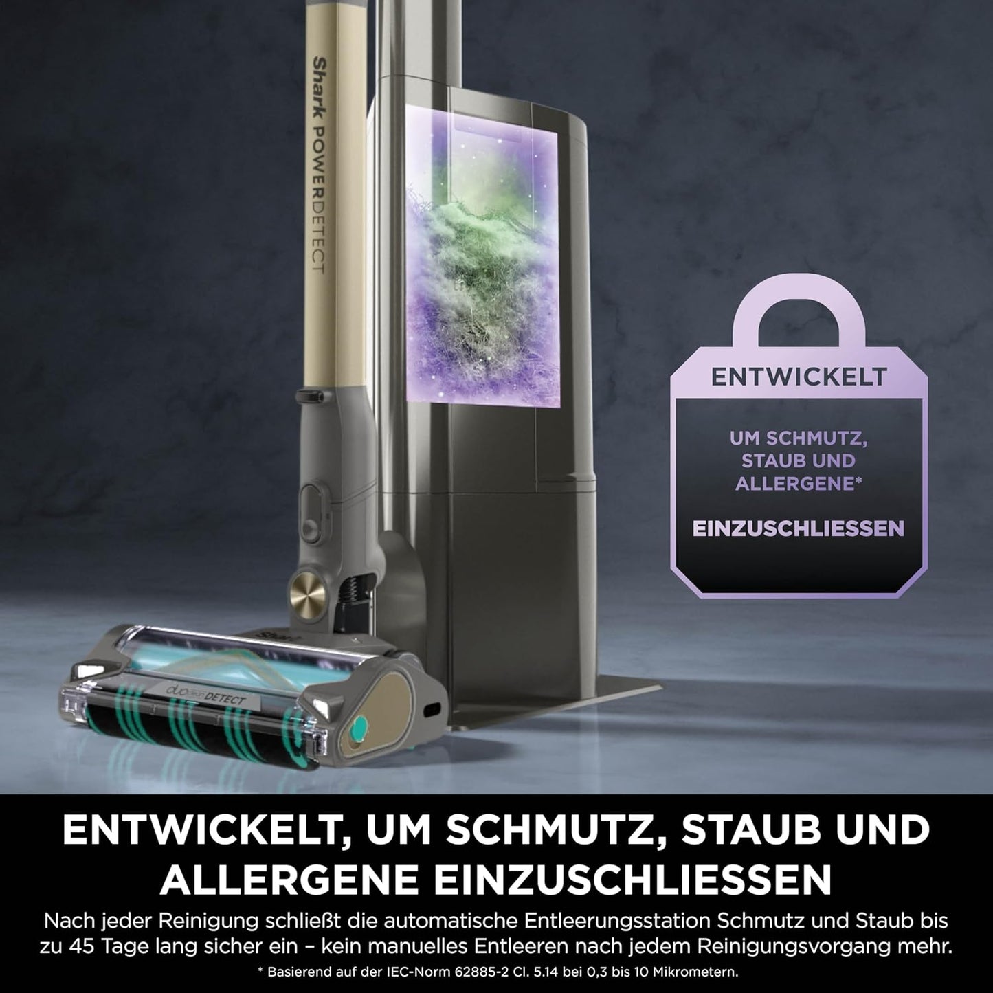 Kabelloser Akkustaubsauger PowerDetect Clean & Empty, PowerDetect Clean & Empty - Enhanced