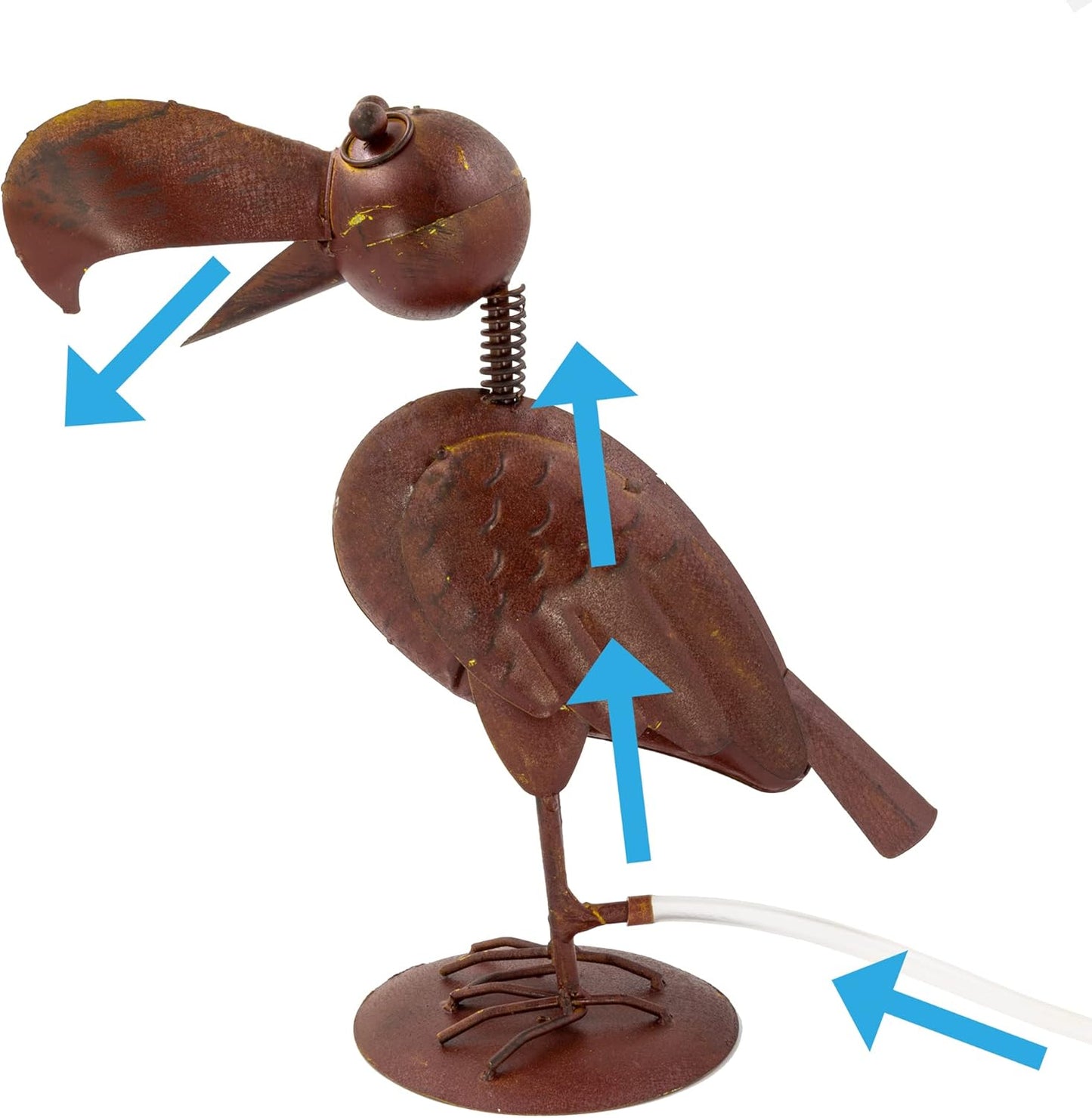 Rabe Corvin Wasserspiel-Figur