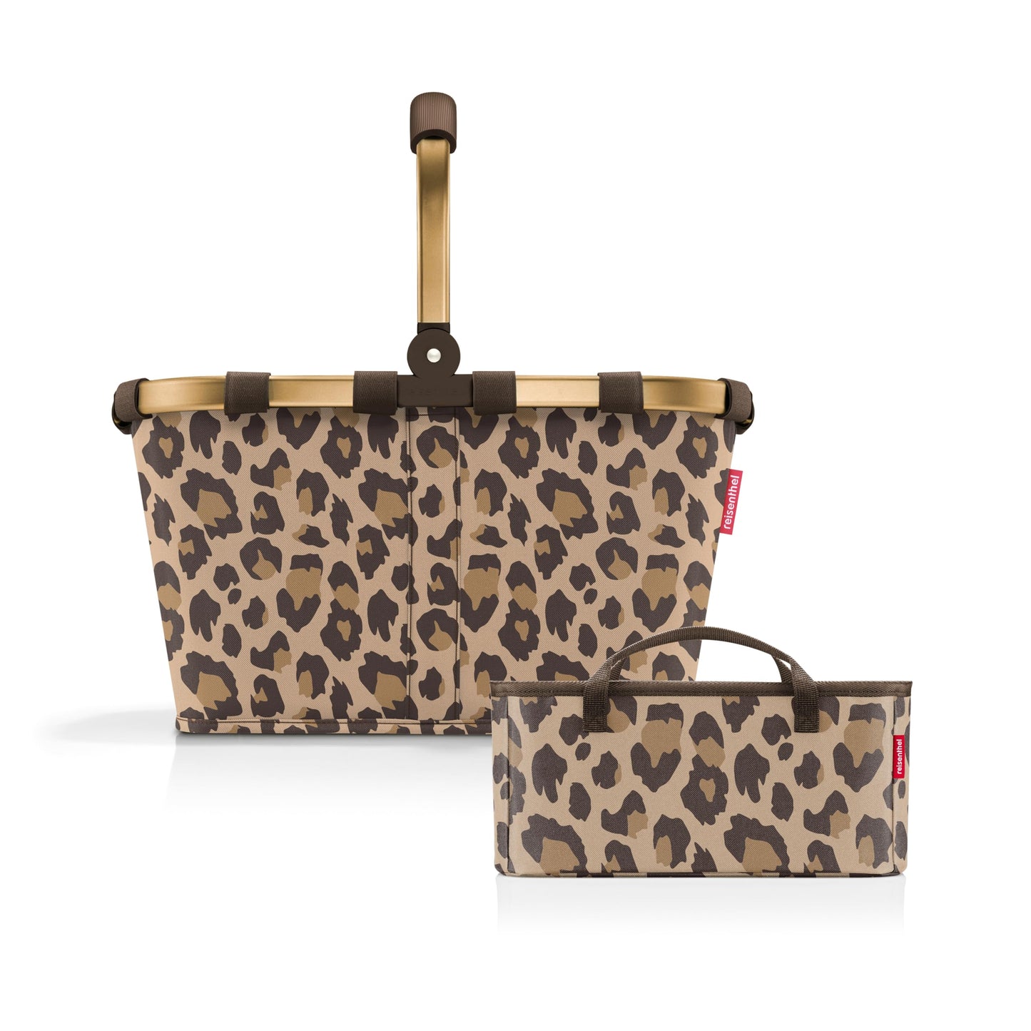 Carrybag mit Taschen-Organizer für Einkaufskorb, Leo Macchiato + Leo Macchiato