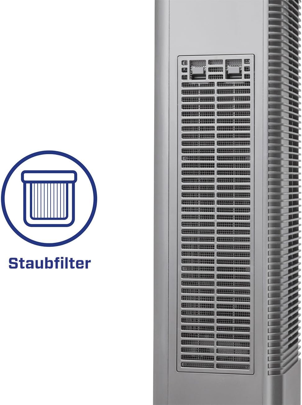 2in1 Heizlüfter & Ventilator CA-904G Smart, Grau
