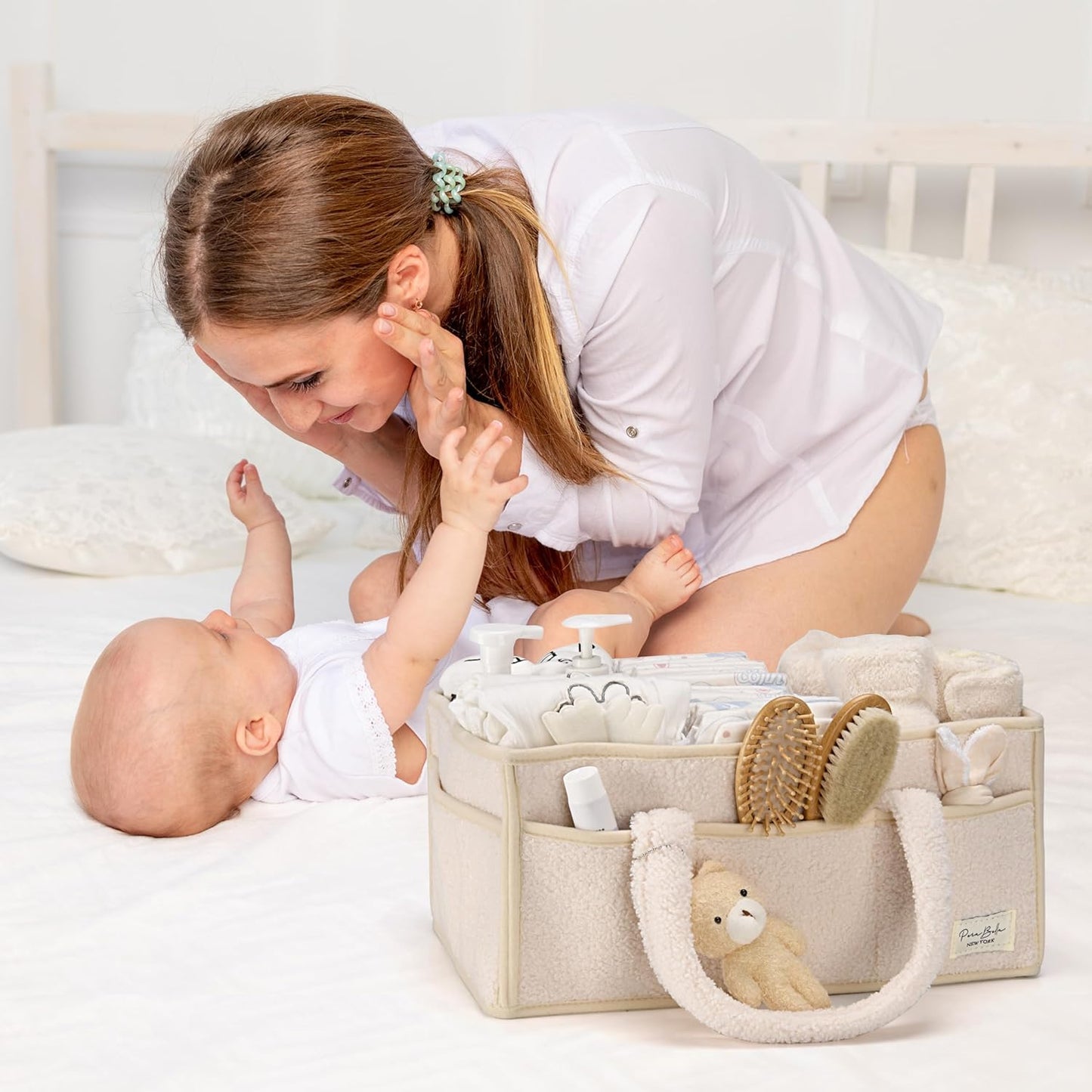 Baby-Windel-Caddy für Wickeltisch