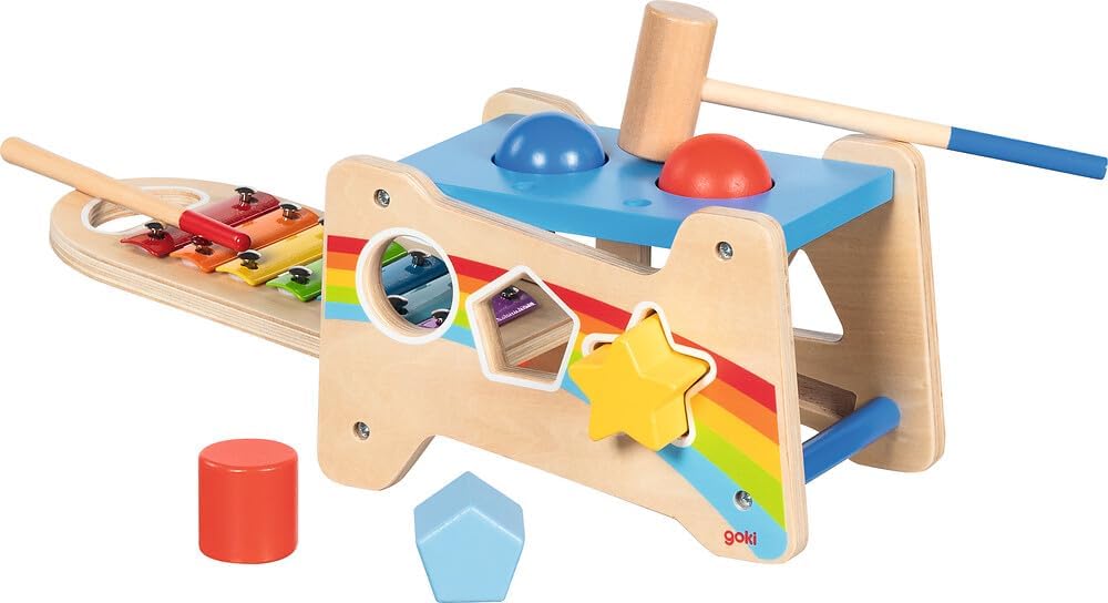 Hammerbank mit Xylophon und Sortierfunktion