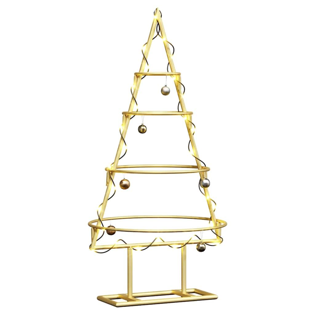 Minimalistischer Weihnachtsbaum, 60 cm Gold 1