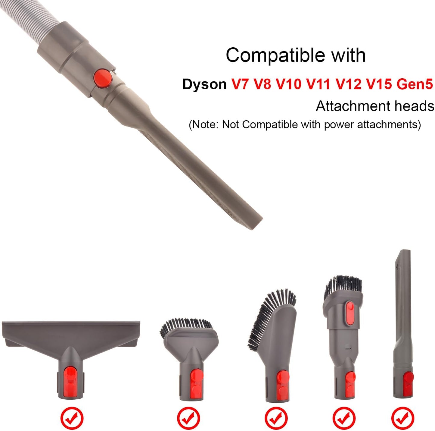 Bürsten-Set für Dyson-Staubsauger