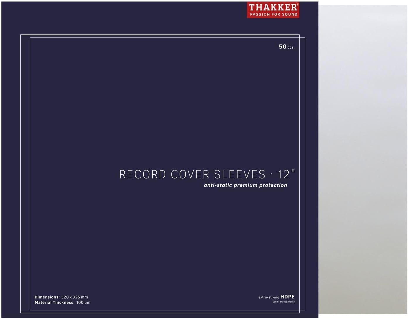 Record Cover Sleeves - 50 antistatische Hüllen