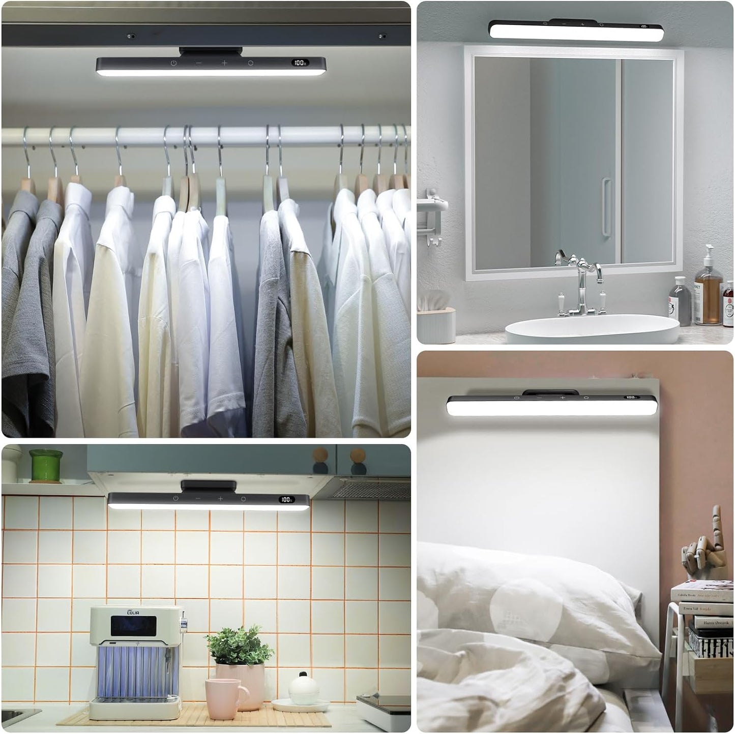 Kabellose LED Unterbauleuchte, 5.0 Watt Touch-steuerung