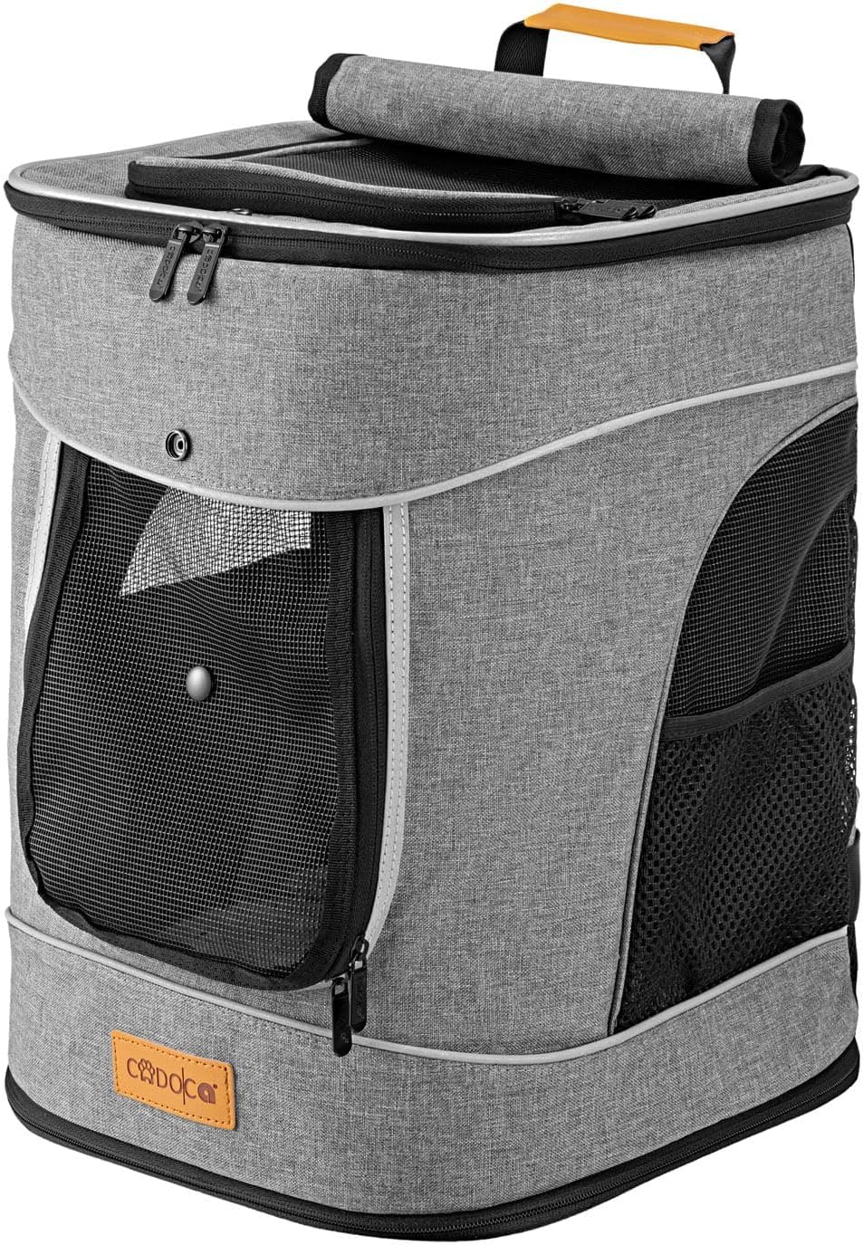Haustierrucksack, Grau