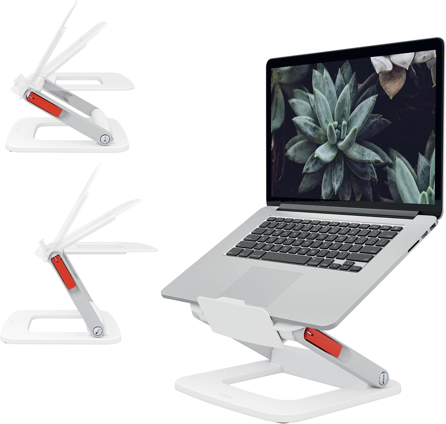 Ergo Multi-Winkel Laptopständer, Multi-Winkel Weiss