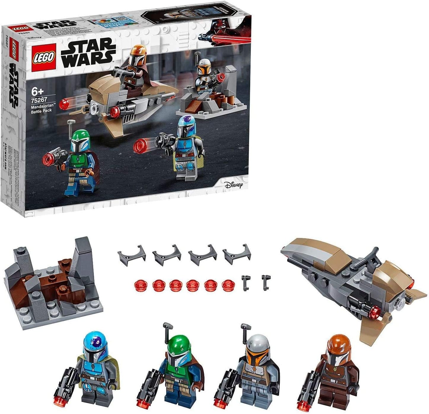 Star Wars Mandalorianer Battle Pack Set, Kunststoff