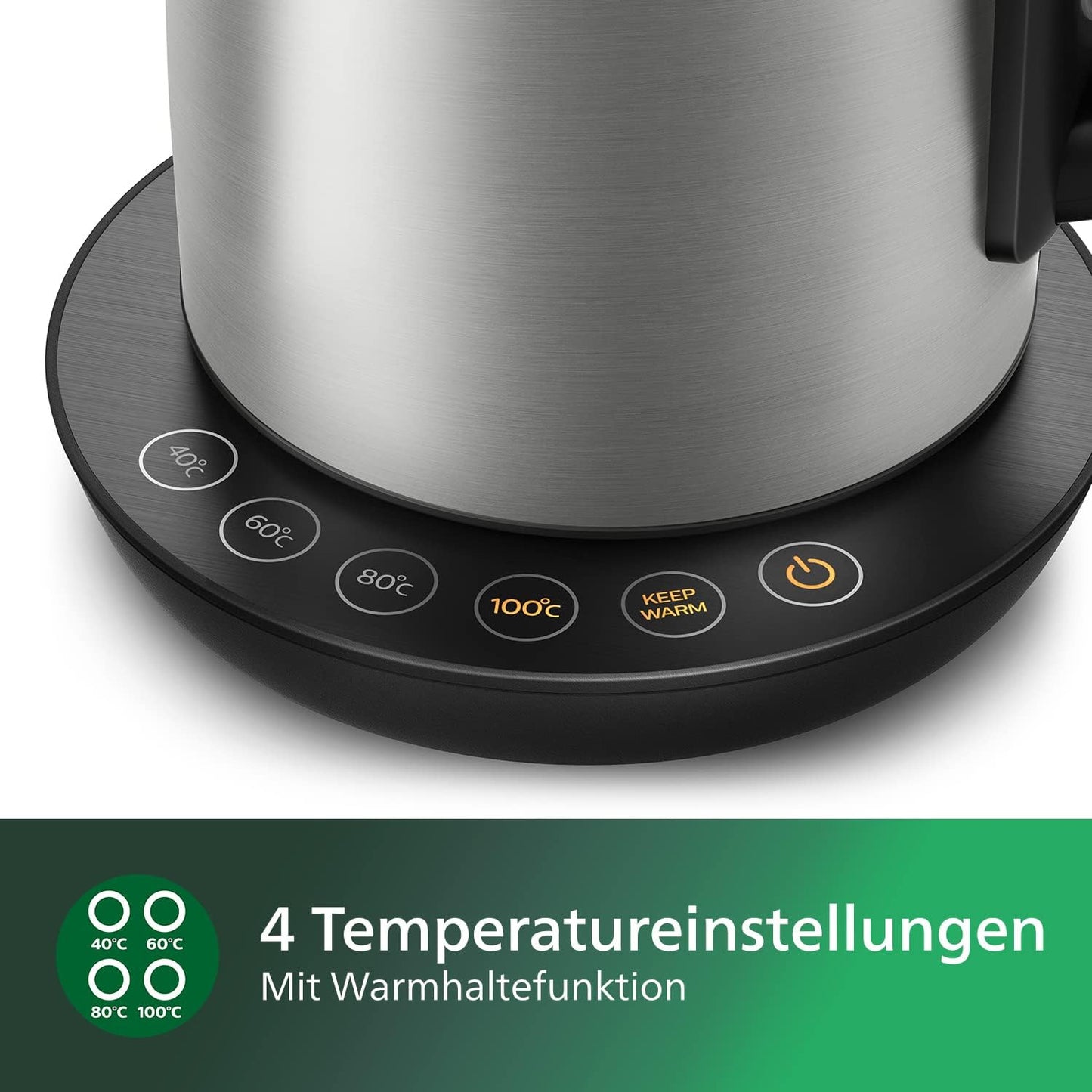 Wasserkocher Avance Collection mit Temperaturregelung