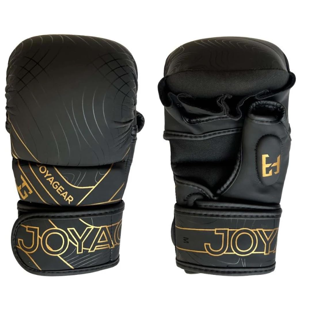 MMA Handschuhe Essential für Grappling & Training, Schwarz/Gold XL