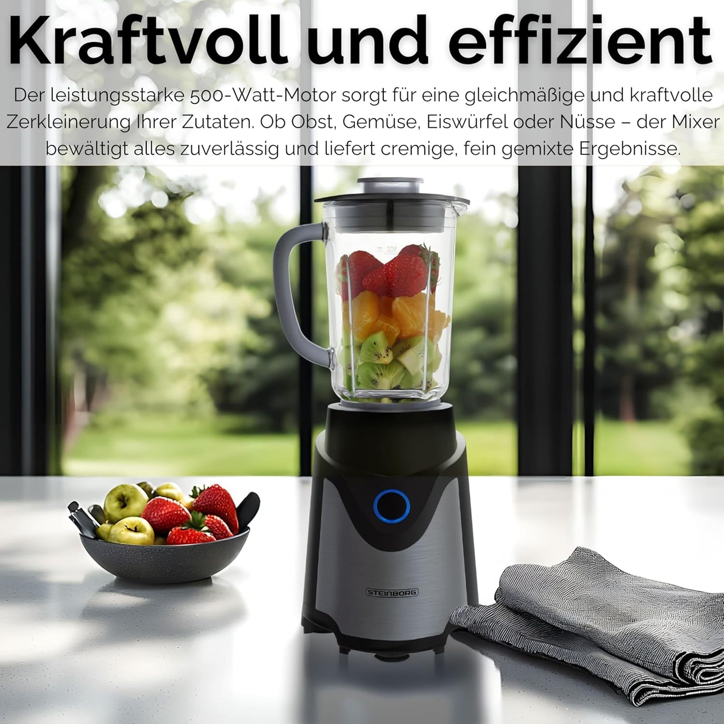 Standmixer mit To-Go Becher