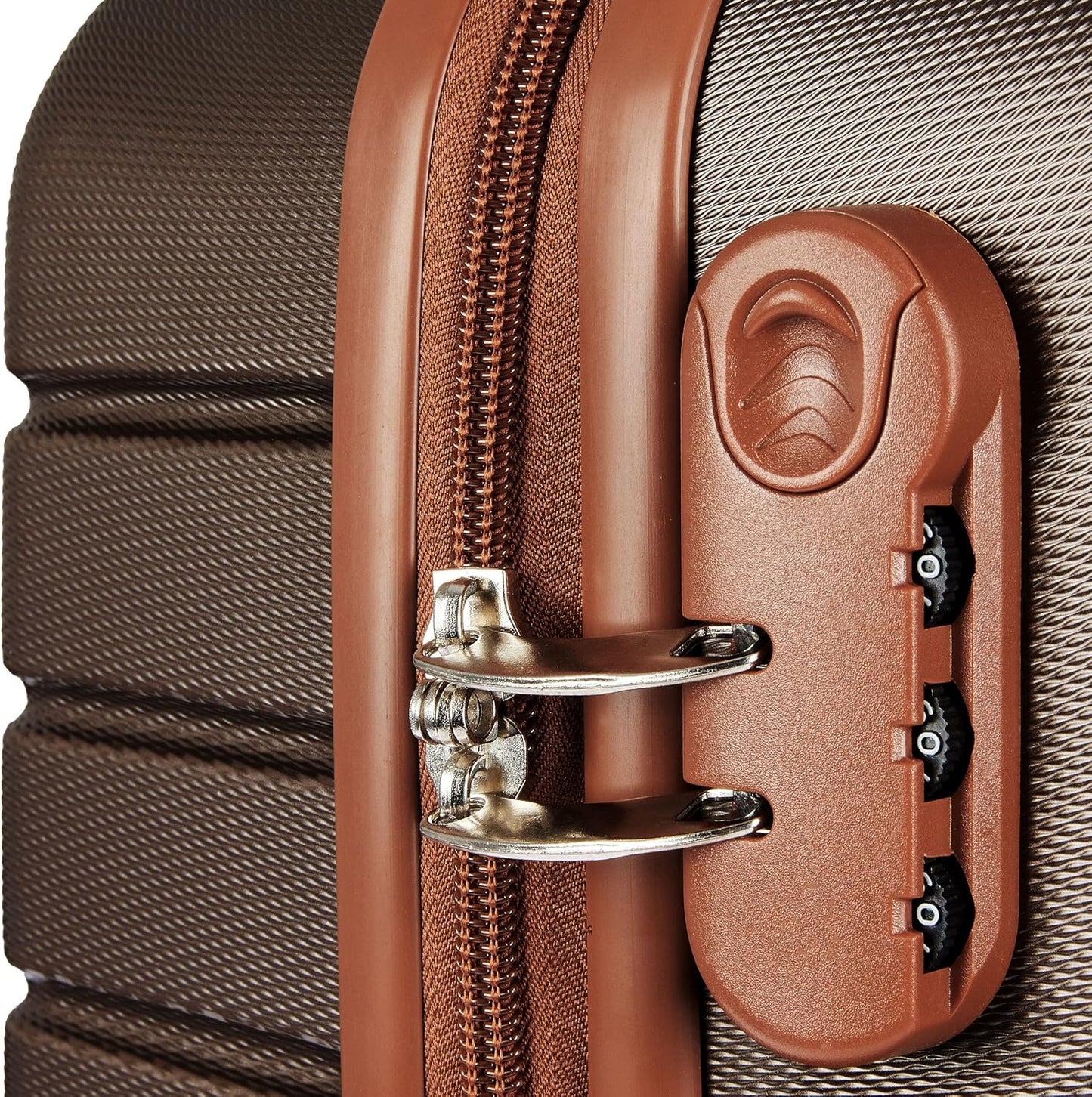 Handgepäck Koffer Paris, Braun und Hellbraun|M (37 x 56 x 22 cm)