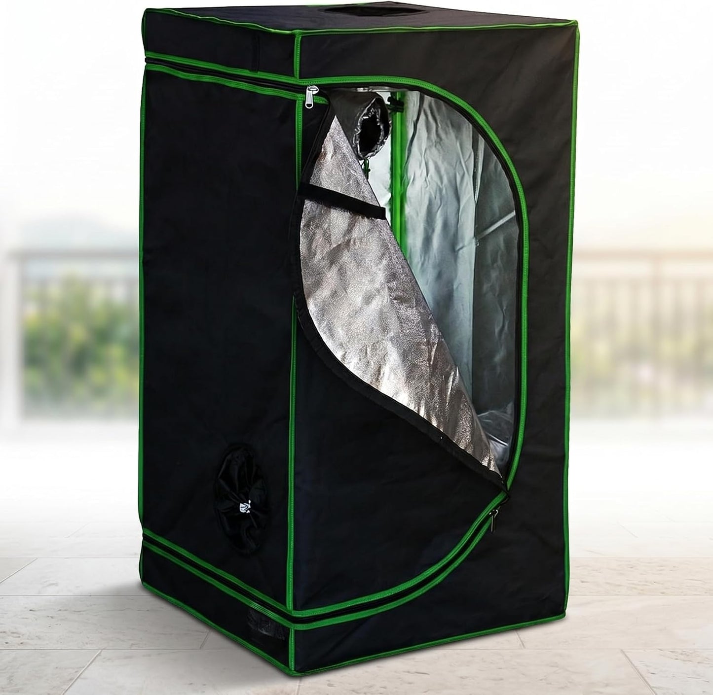 Growzelt Zuchtzelt Set, 40x40x120 cm