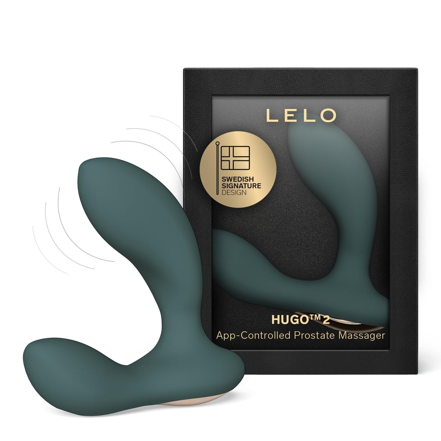 Hugo 2 Prostata Vibrator mit Bluetooth-App und 10 Modi, Green