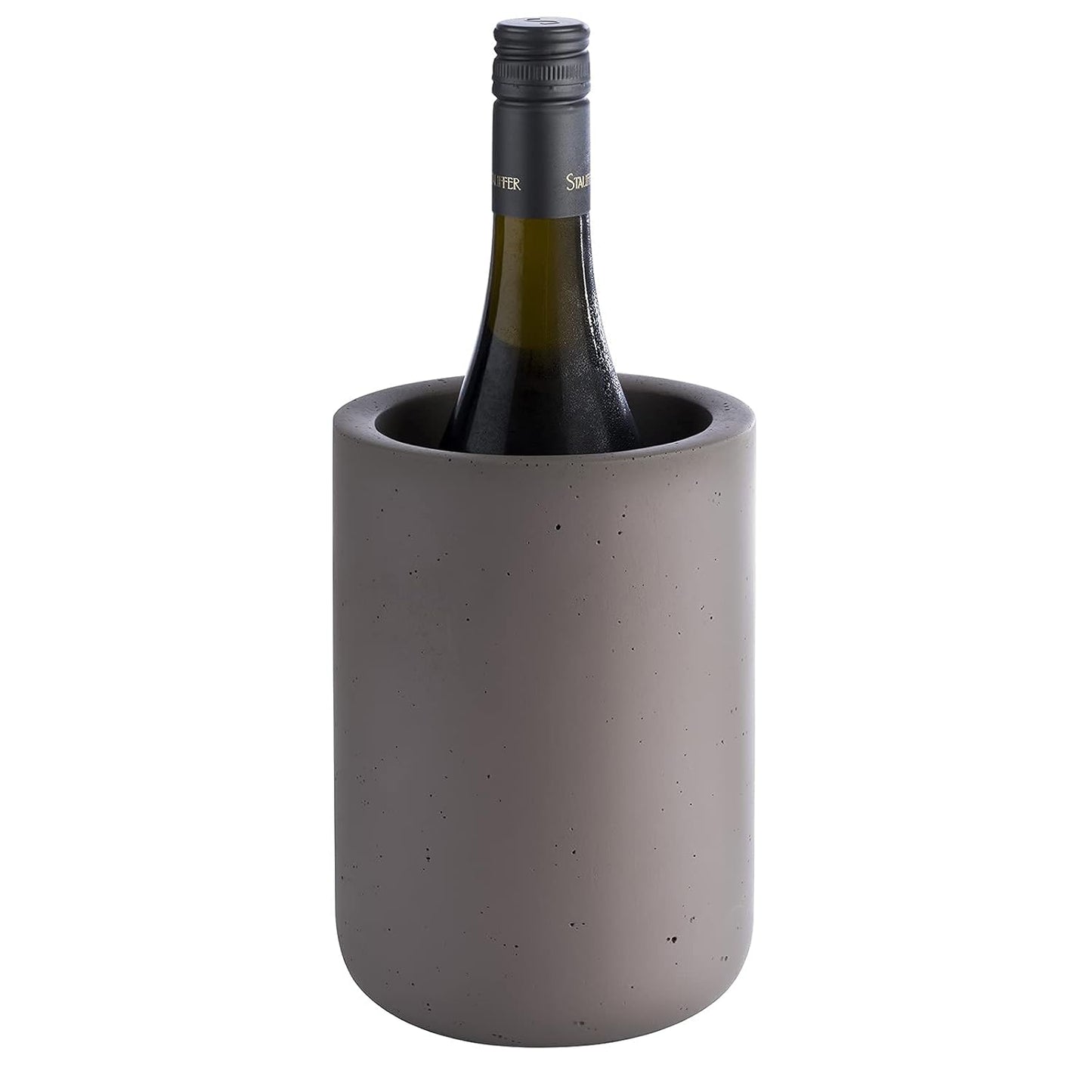Flaschenkühler Element, glatt Beton Grau