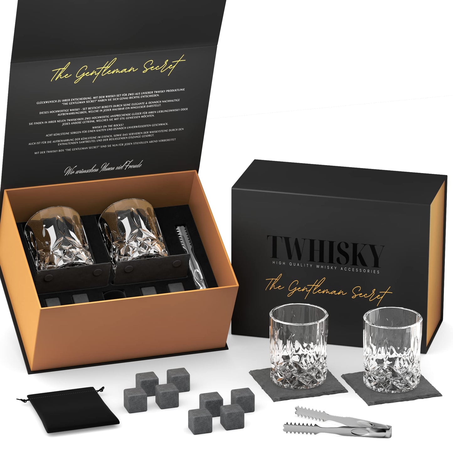 Whisky Gläser Geschenkset, 2er Set
