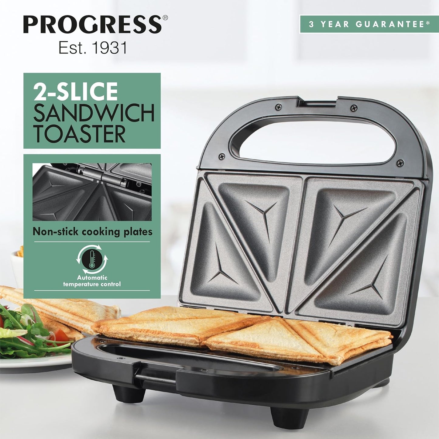 Sandwichtoaster EK5851P, EU-Stecker Sandwichtoaster