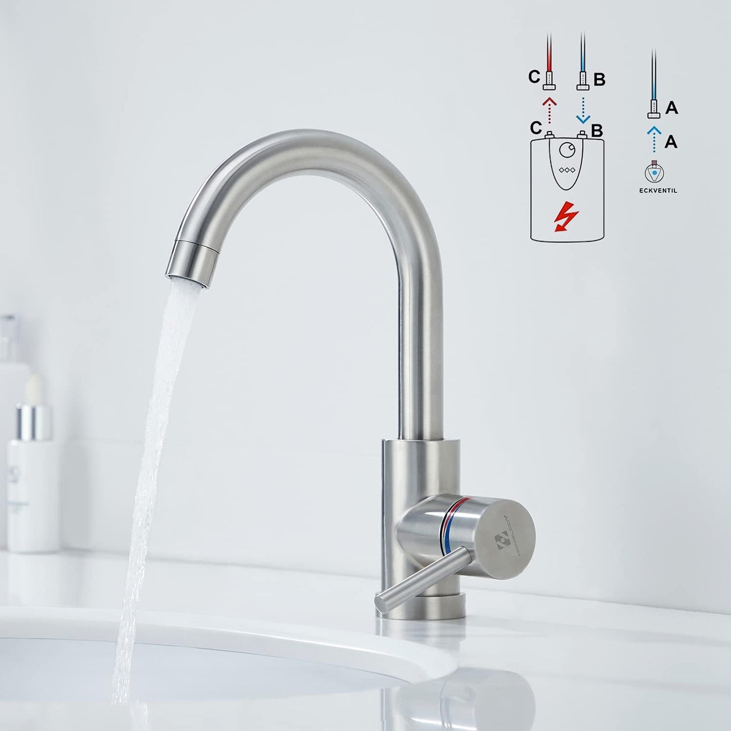 GL6100103BN, B: Niederdruck Wasserhahn