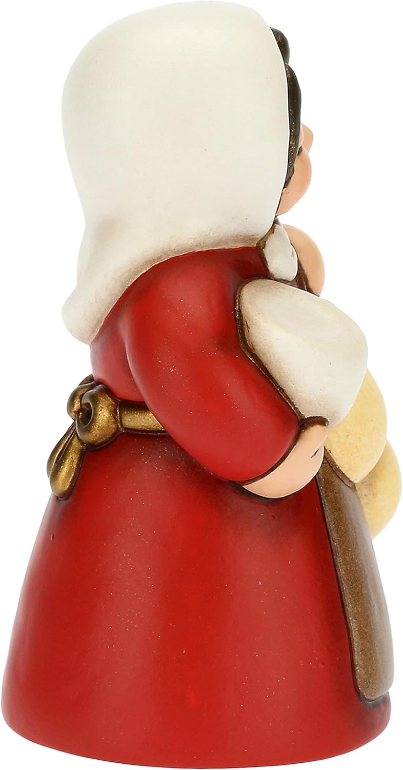 Krippenfigur - Frau mit Käse