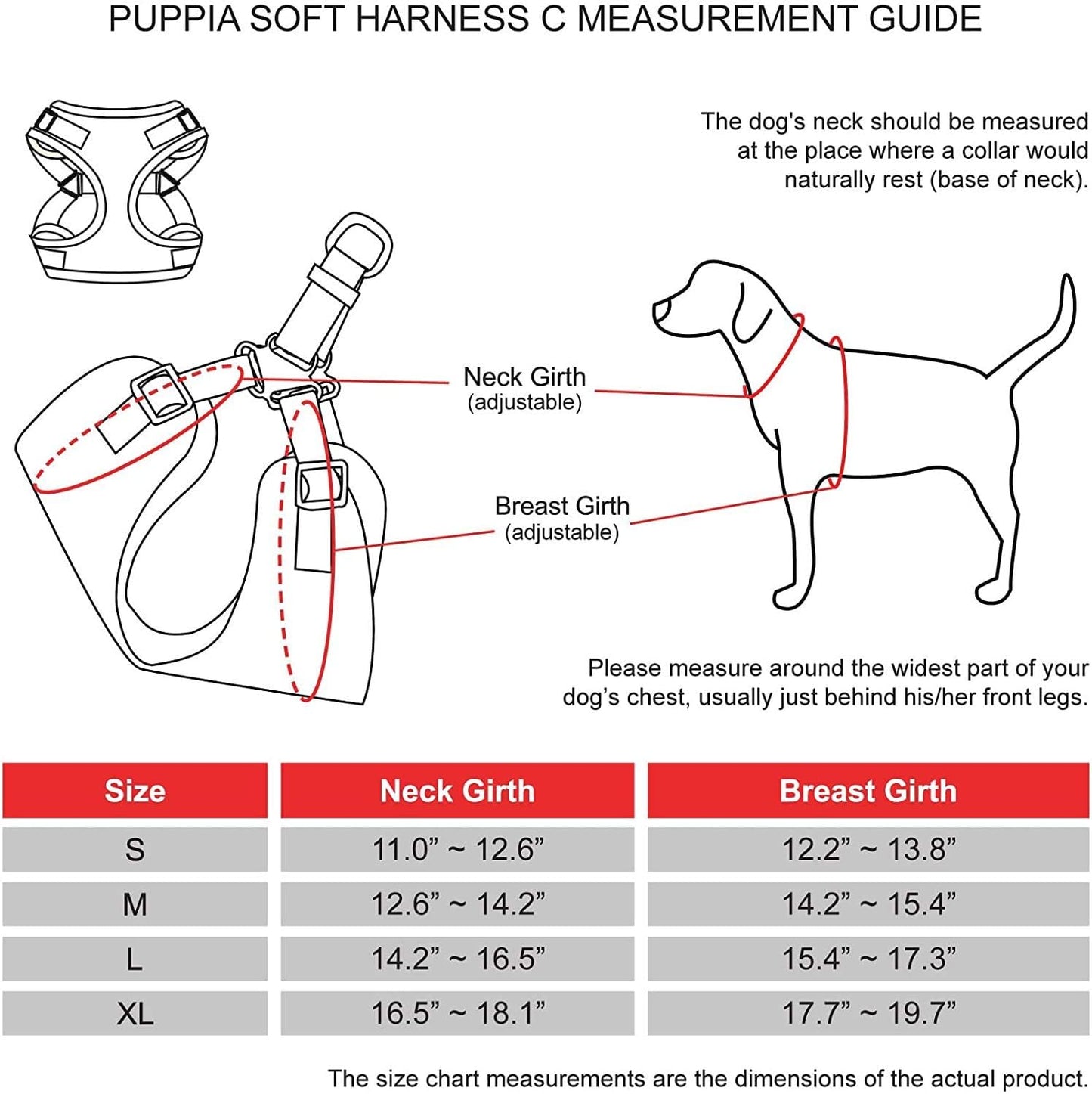 PARA-HC1533 Hundegeschirr, S himmelblau